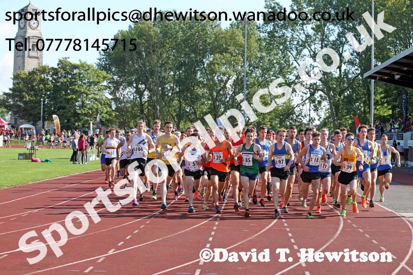 Senior men, Northern Road Relays, Blackpool. Photo: David T. Hewitson/Sports for All Pics